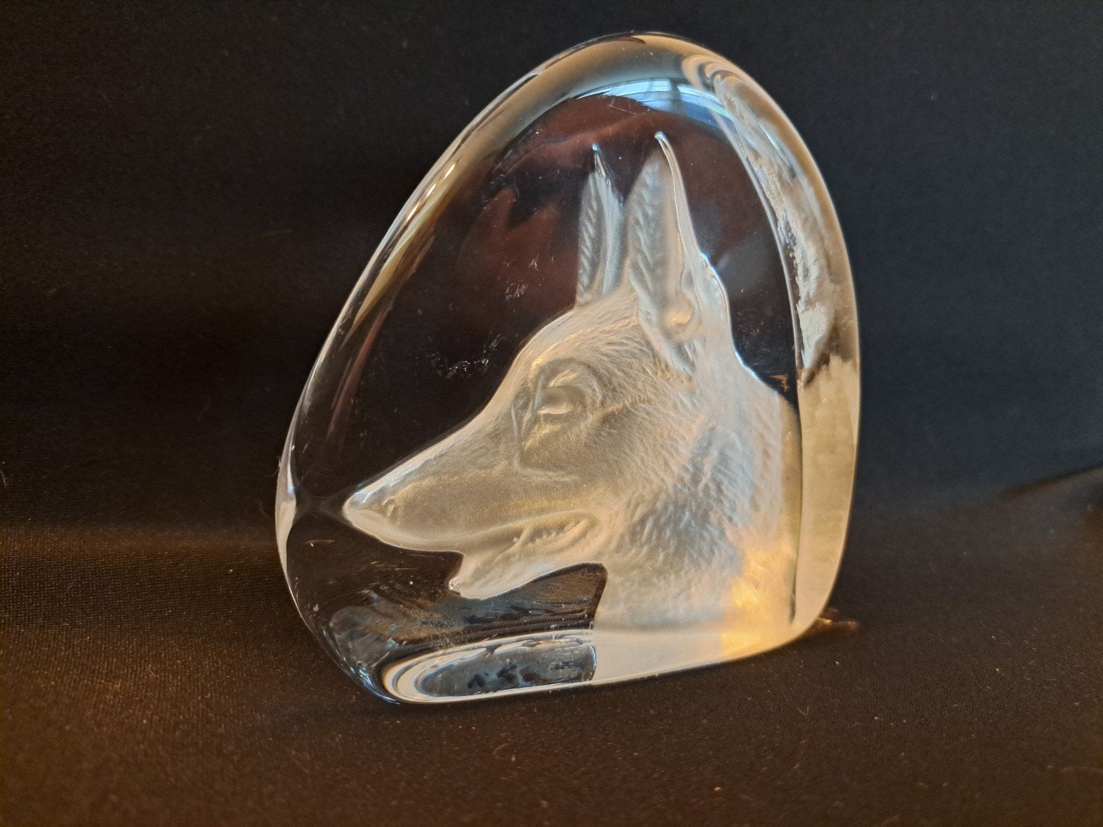 Cristal d'Arques Crystal Duitse herder, Ophalen, Zo goed als nieuw, Dier