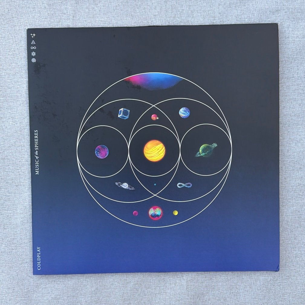 LP Coldplay “music of the spheres “ transparant vinyl, LP, Gebruikt, Beschermende buitenhoes, Ophalen of Verzenden