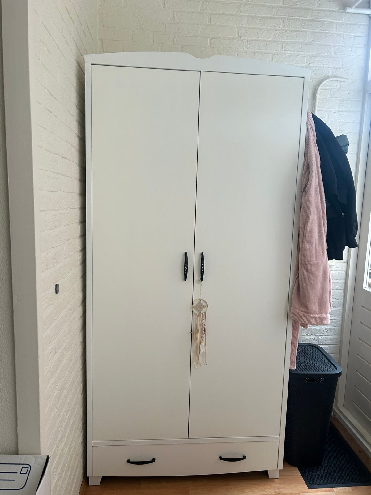 Kledingkast, Huis en Inrichting, Ophalen, Gebruikt, 100 tot 150 cm, 200 cm of meer