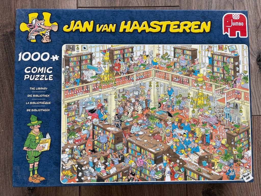Puzzels Jan van Haasteren, Ophalen, 500 t/m 1500 stukjes, Zo goed als nieuw, Legpuzzel