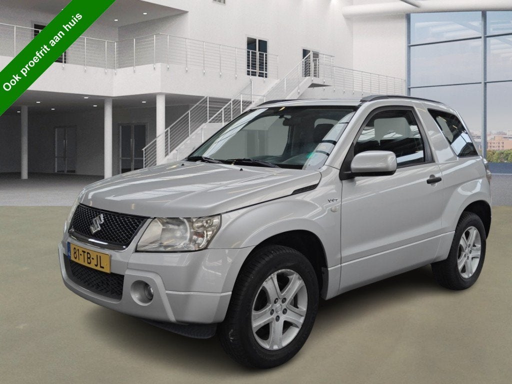 Suzuki Grand Vitara 1.6-16V Exclusive AIRCO 102181 KM APK 05, 1345 kg, Gebruikt, Zwart, 4 cilinders
