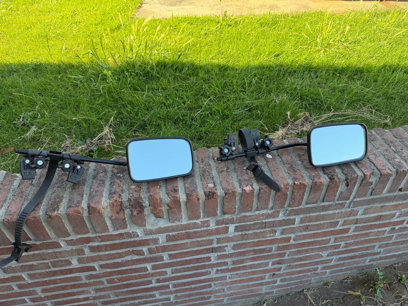 Set van 2 caravan spiegels, Ophalen of Verzenden, Gebruikt