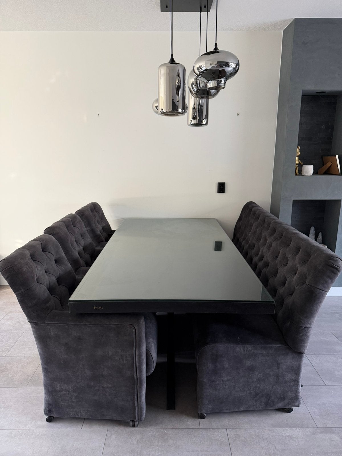 Eettafel met stoelen, Huis en Inrichting, Ophalen, Gebruikt, 4 tot 6 stoelen