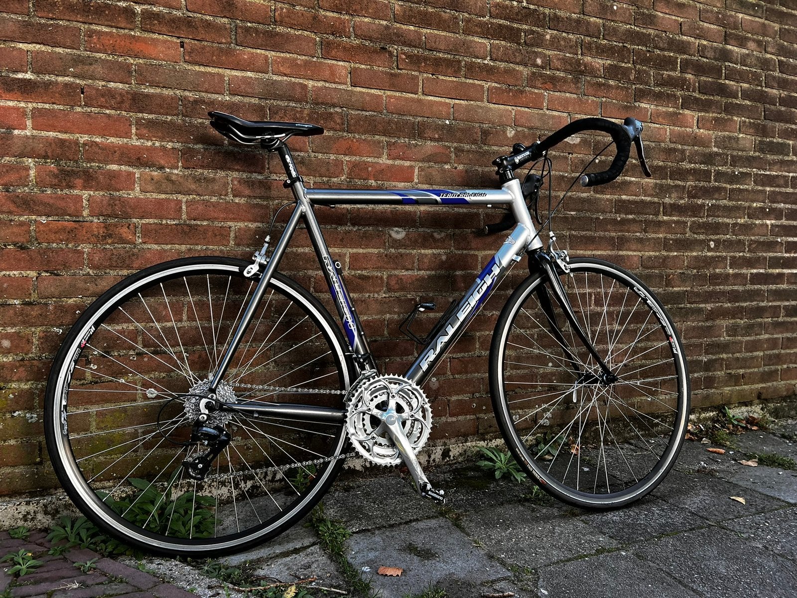 Raleigh Team racefiets, Ophalen, 28 inch, Velgrem, Zo goed als nieuw