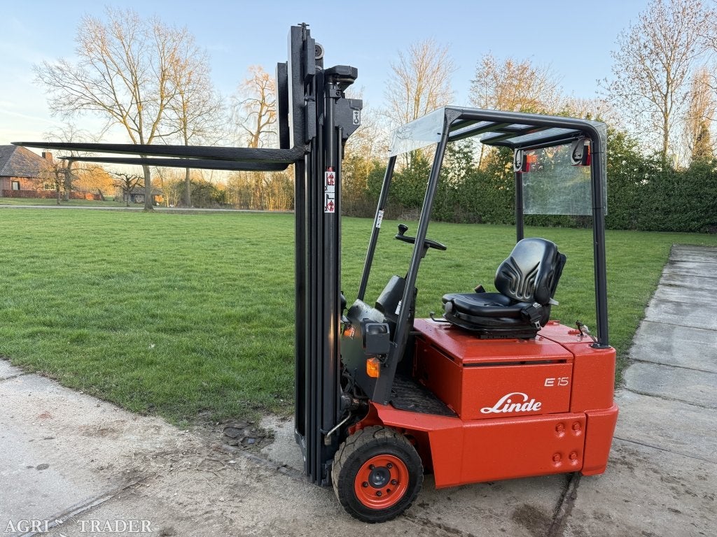 Linde 1500KG elektrisch triplex 5m freelift goede accu