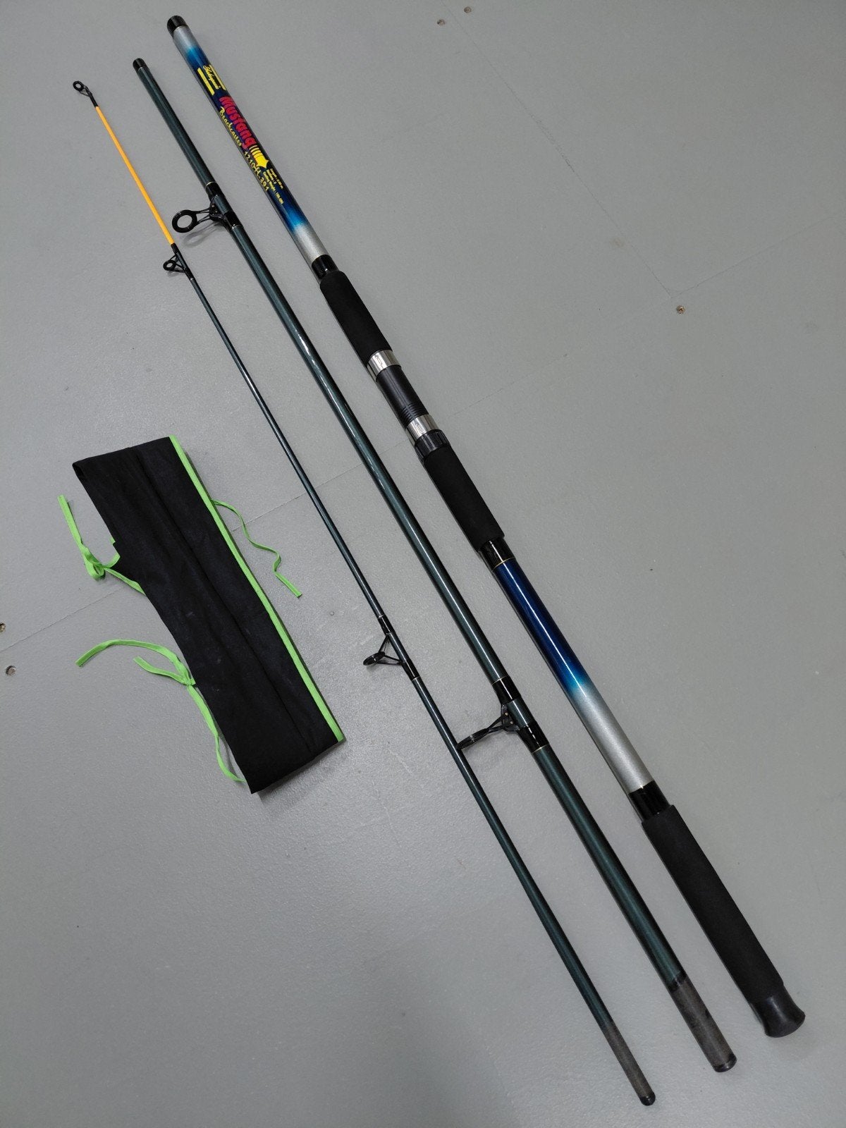 Shakespeare Mustang zeehengel 3.90m 3d. cw100-200g als nieuw, Ophalen of Verzenden, Zo goed als nieuw, Werphengel