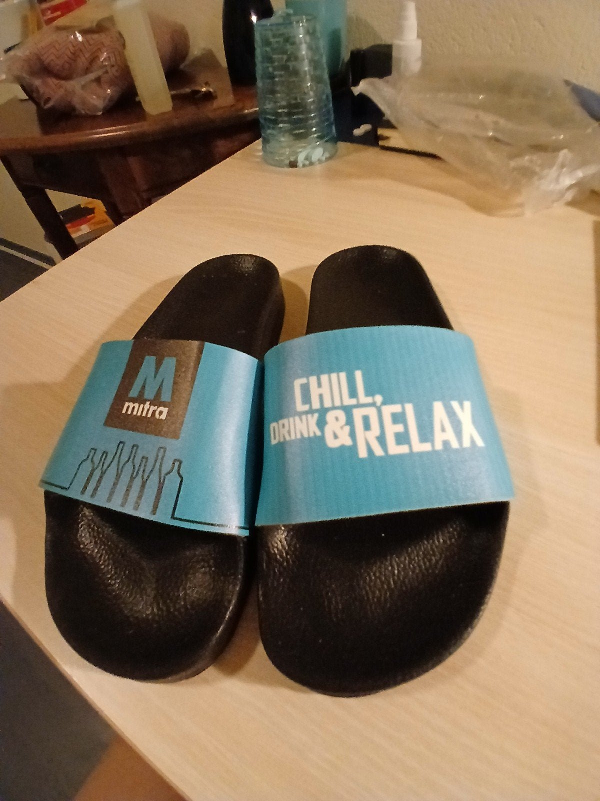 Slippers, 37, blauw. ophalen, Ophalen, Nieuw, Blauw