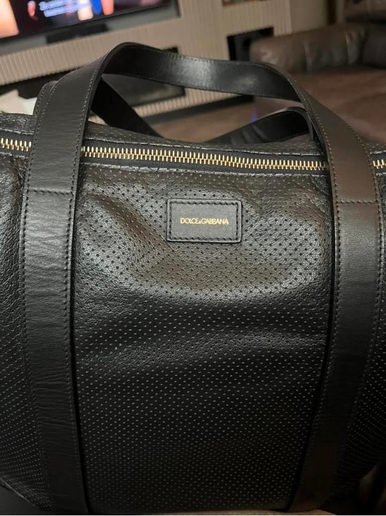 Originele Dolce&Gabbana perforated bag, Ophalen of Verzenden, Zo goed als nieuw, Zwart, Handtas