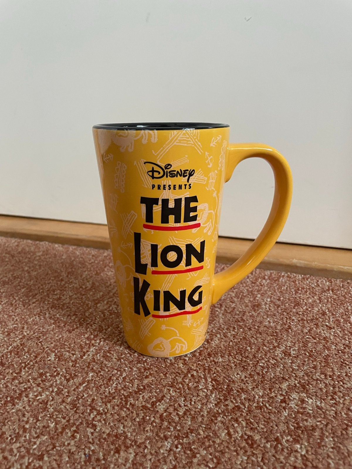Oversized Disney The Lion King Latte Mok, Overige typen, Geel, Nieuw, Ophalen of Verzenden