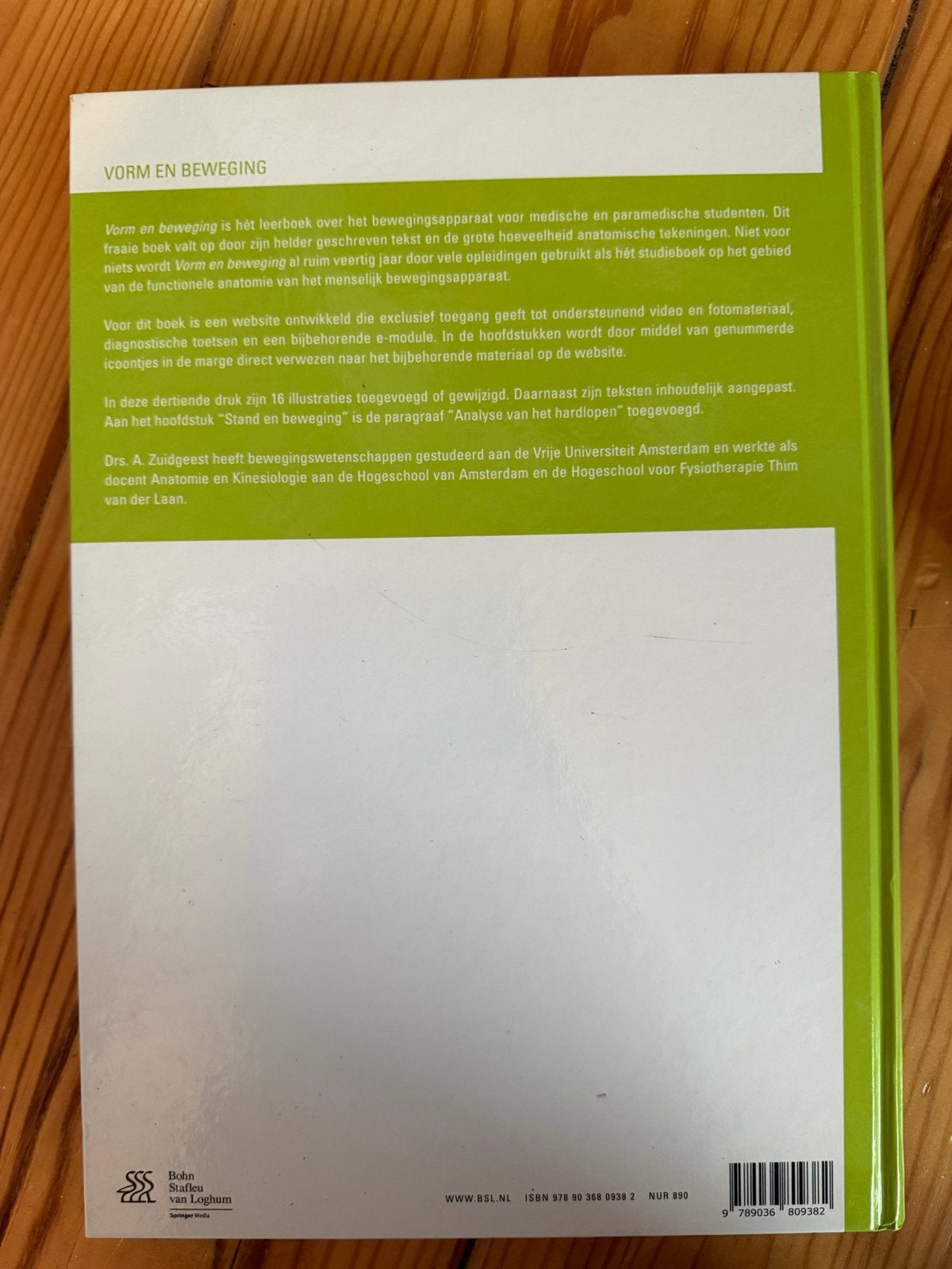 Vorm & Beweging - Anatomie en Kinesiologie, Boeken, Studieboeken en Cursussen, Ophalen of Verzenden, Beta, Zo goed als nieuw, HBO