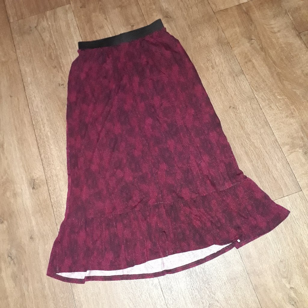 lange rok mt. XS, Kleding | Dames, Ophalen of Verzenden, Zo goed als nieuw, Maat 34 (XS) of kleiner, Rood