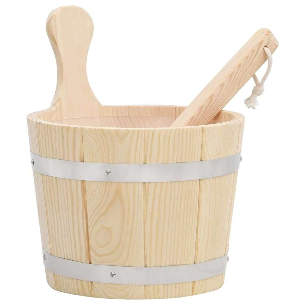 Sauna emmer en lepel grenenhout GRATIS BEZORGD!, Sport en Fitness, Sauna, Verzenden, Nieuw, Nvt, Nvt