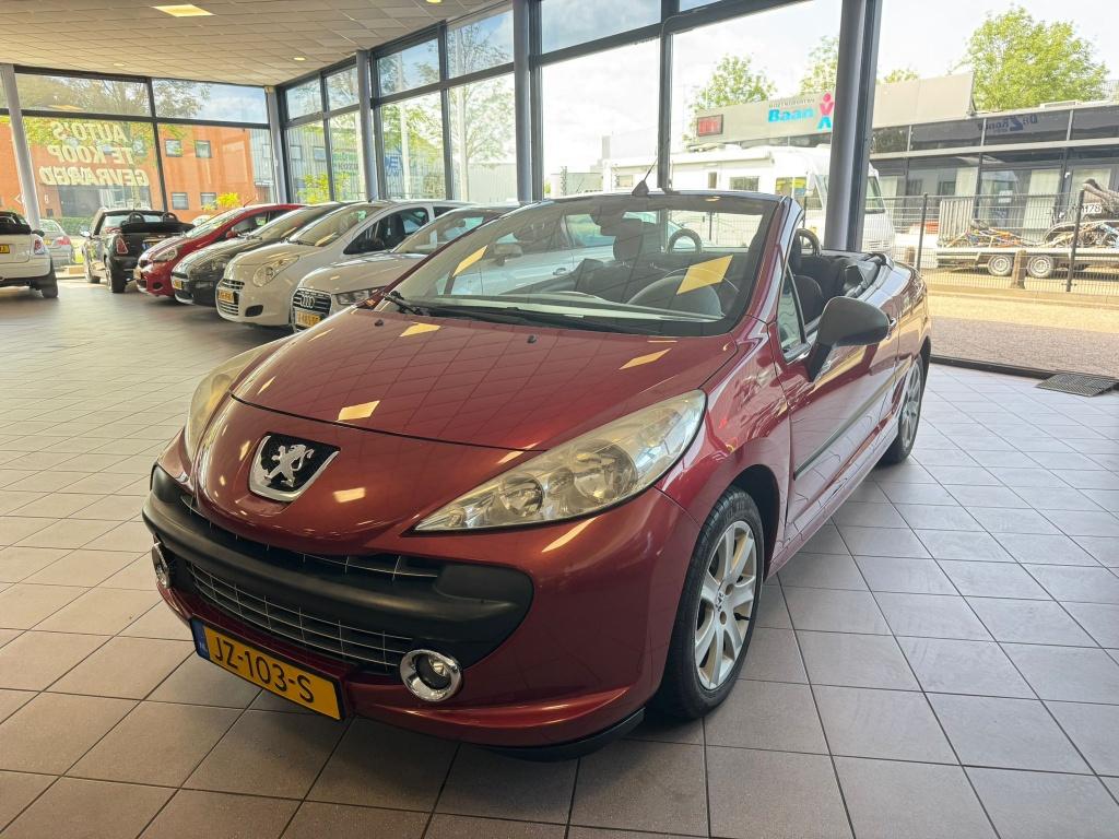 Peugeot 207 CC 1.6 VTi AIRCO APK 6-26 BJ 2008 ! (bj 2008), Voorwielaandrijving, Gebruikt, Zwart, 4 cilinders