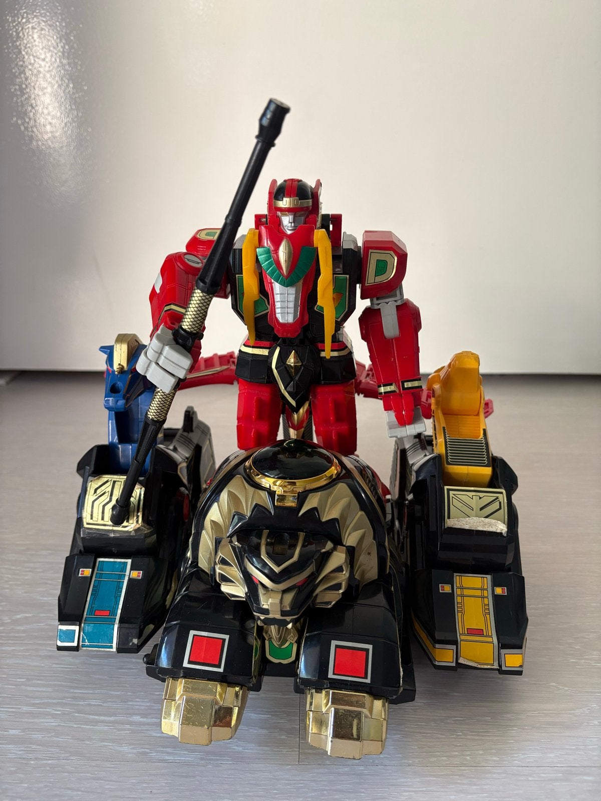 Vintage Power Rangers Thunder megazord set, Ophalen of Verzenden, Gebruikt