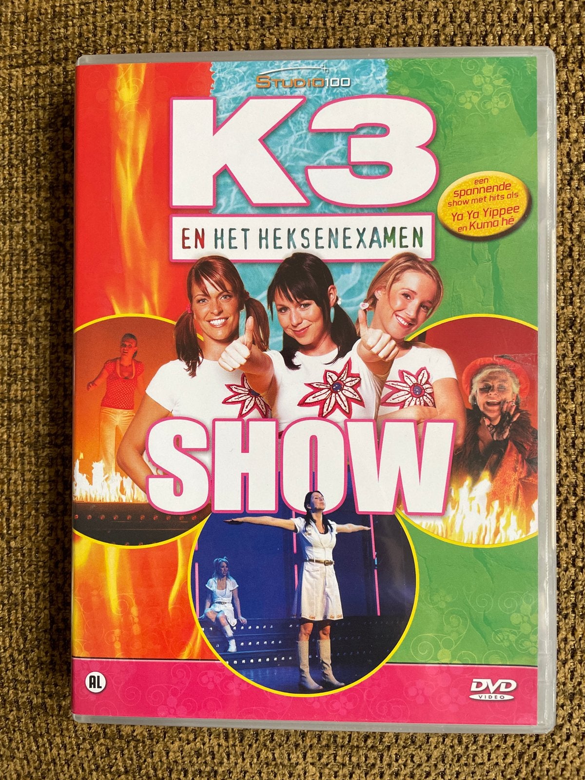 K3 en het Heksenexamen Show dvd, Show, Alle leeftijden, Zo goed als nieuw, Familie