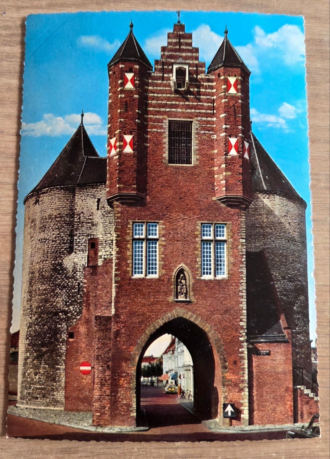 Oude ansichtkaart Bergen op Zoom - De Lieve Vrouwe Poort, Verzamelen, Ophalen of Verzenden