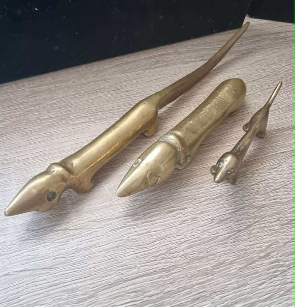 3 x bronze beeldjes, Antiek en Kunst, Ophalen of Verzenden, Brons
