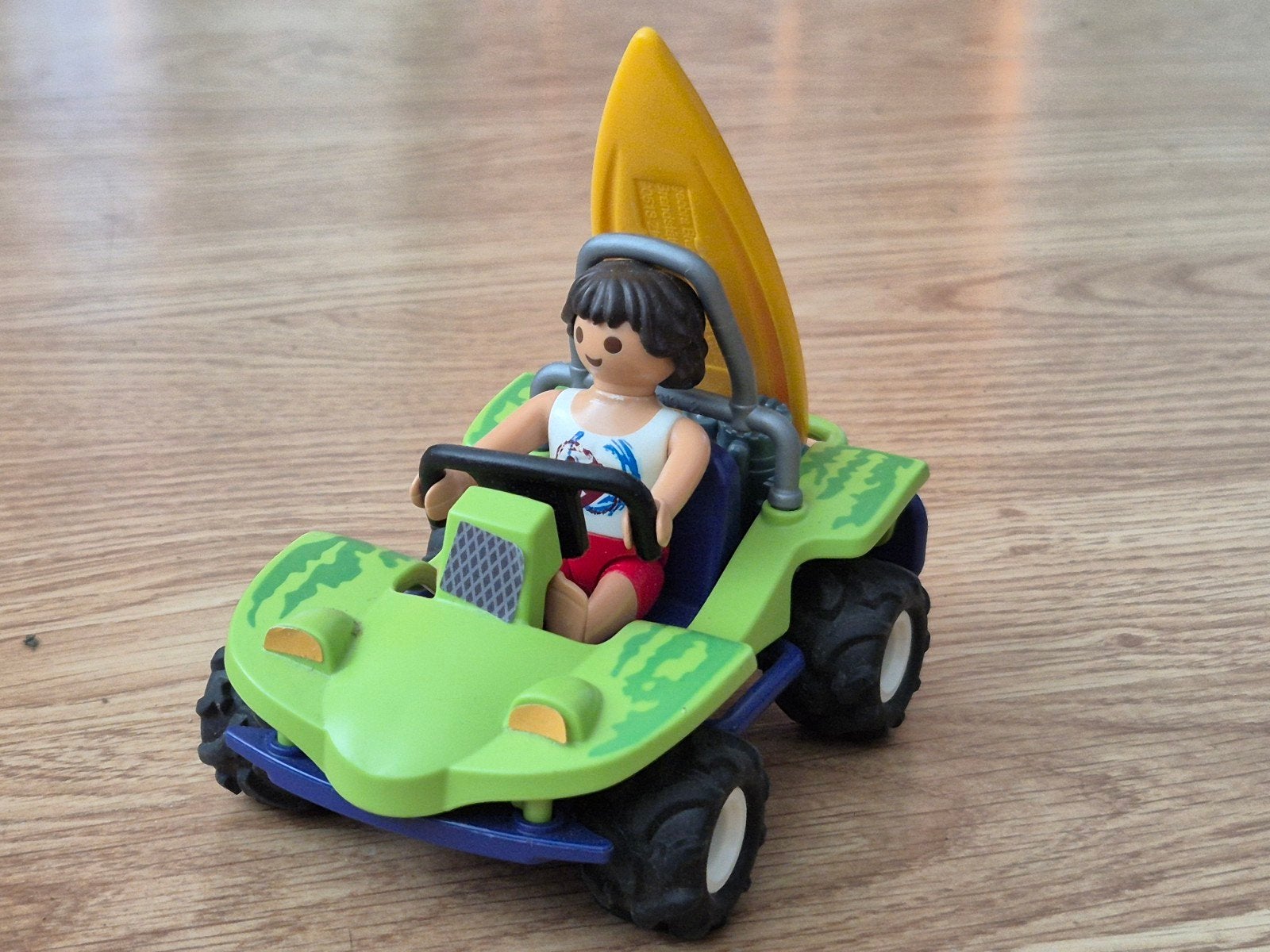 playmobil surfer met auto, Ophalen of Verzenden, Zo goed als nieuw