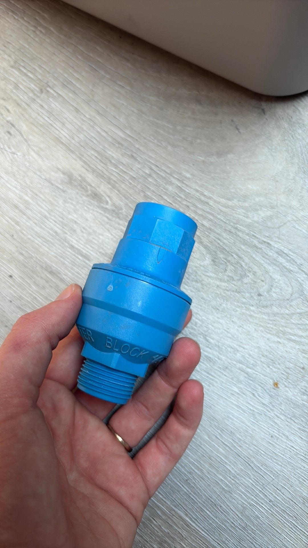 Waterstop, Ophalen, Nieuw