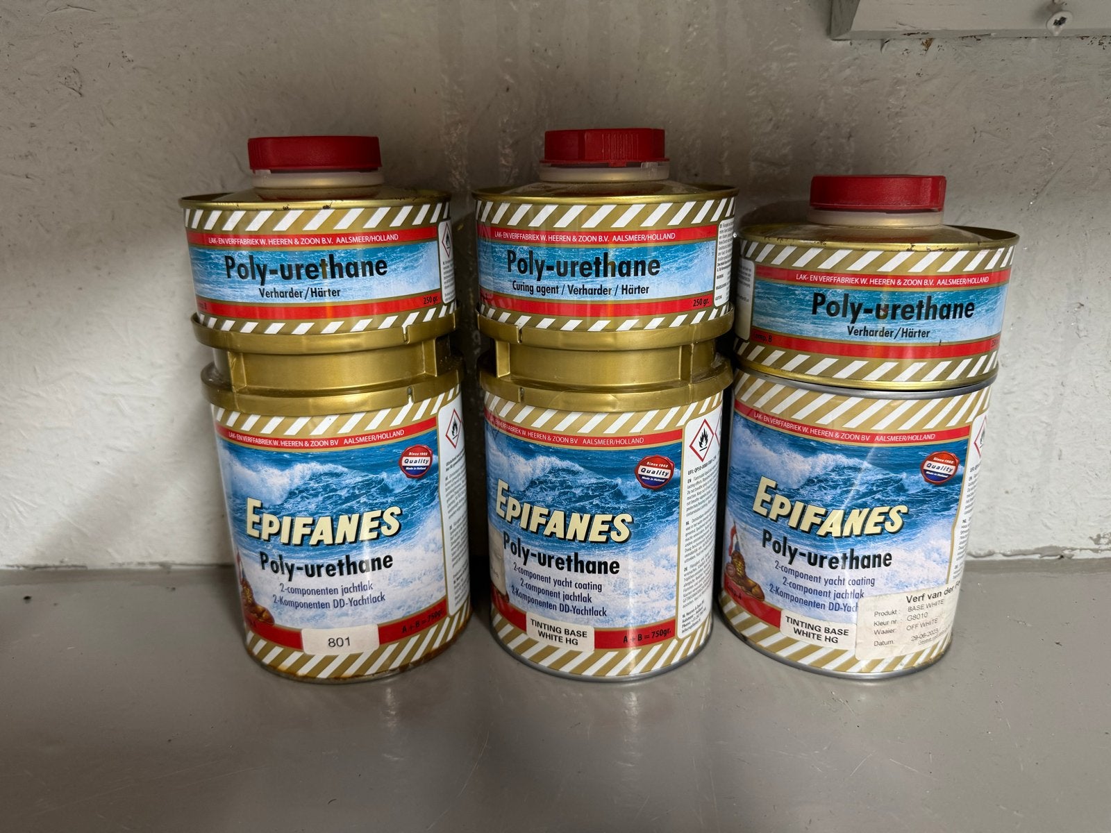 Epifanes Poly-urethane 2K Jachtlak - Diverse Witte Tinten, Ophalen of Verzenden, Nieuw, Verven