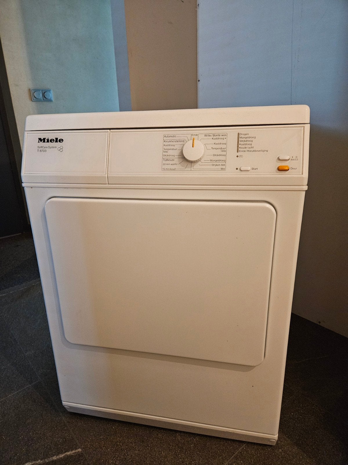 Miele droogtrommel luchtafvoer, Ophalen, 6 tot 8 kg, Gebruikt, Luchtafvoer