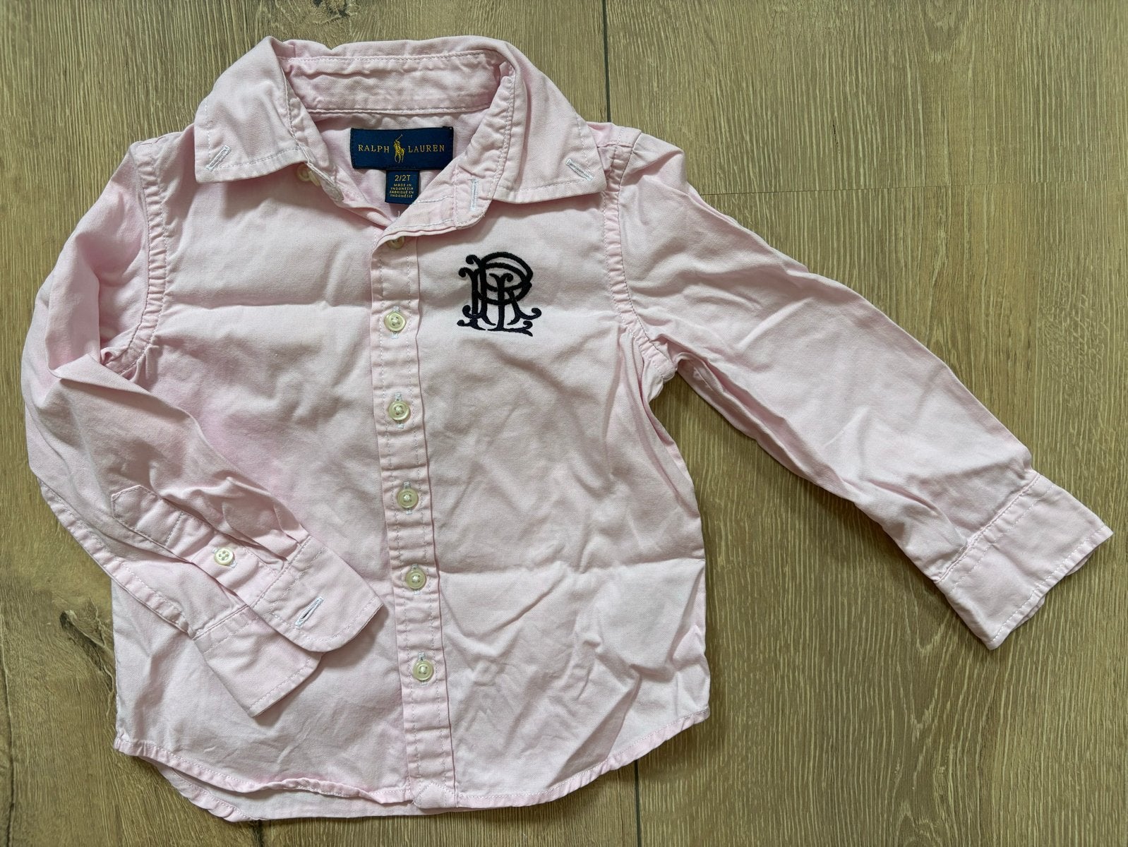 Ralph Lauren Roze Blouse voor Kinderen - Maat 2T, Verzenden, Zo goed als nieuw, Meisje