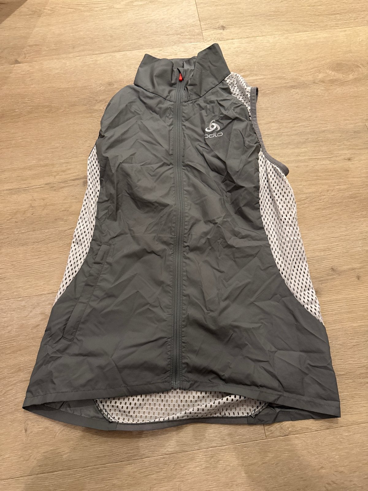 Odlo windbreker vest maat XS, Ophalen of Verzenden, Zo goed als nieuw, Maat 34 (XS) of kleiner, Grijs