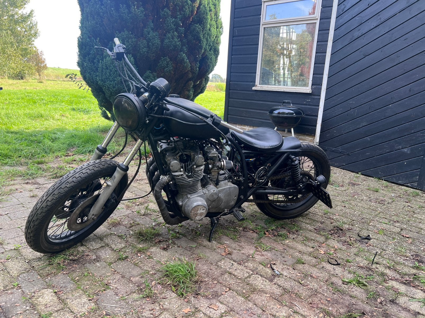 Oldtimer Suzuki GS750 Project, Particulier, Chopper