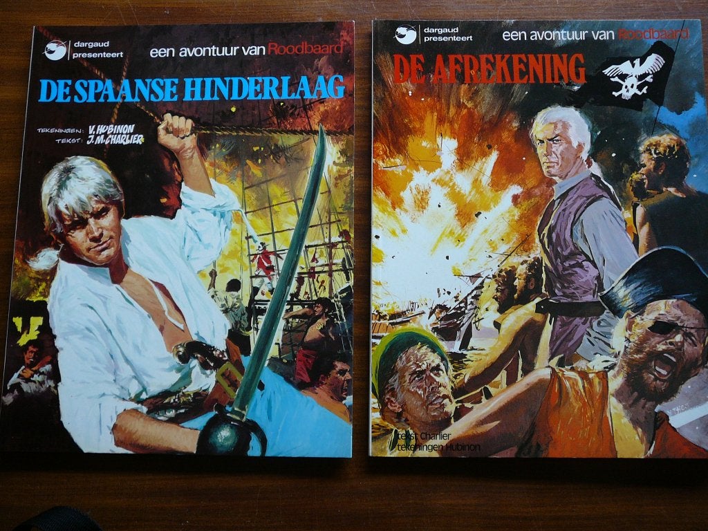 Stripboeken - 2 delen Roodbaard, Meerdere stripboeken, Ophalen of Verzenden, Zo goed als nieuw