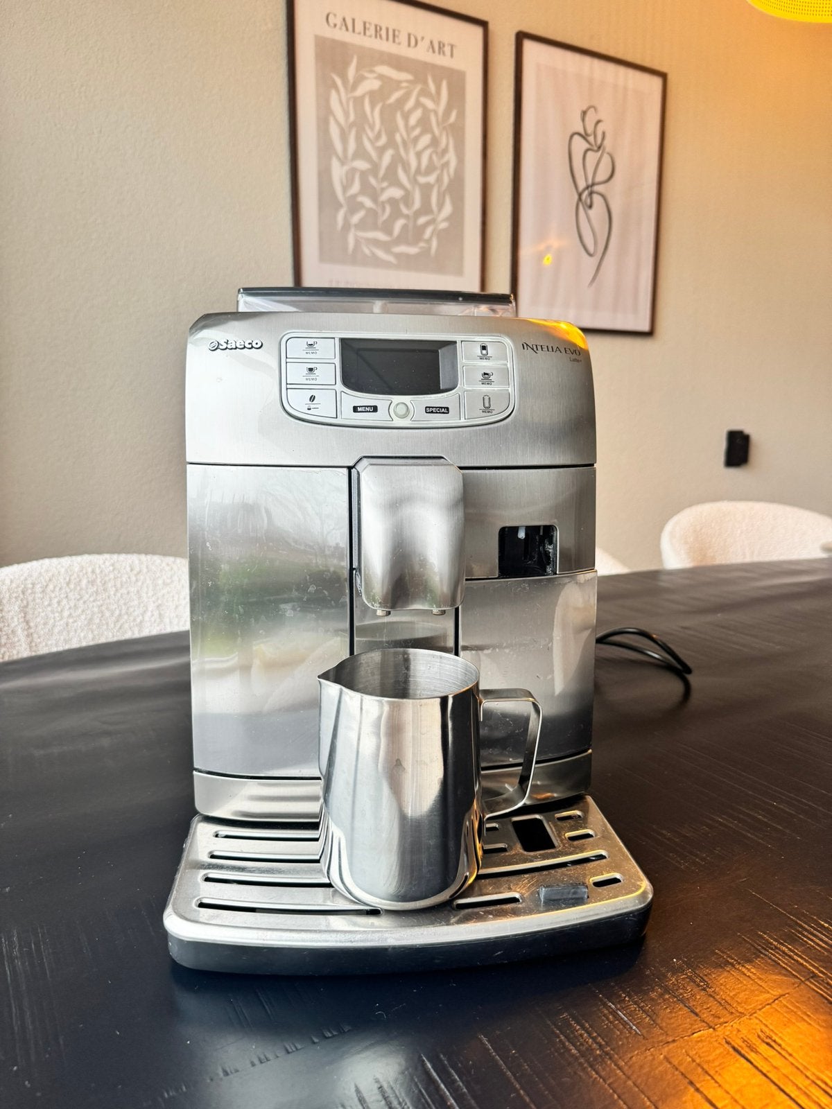 Saeco Intelia Evo Latte+, Ophalen, Zo goed als nieuw, Koffiemachine