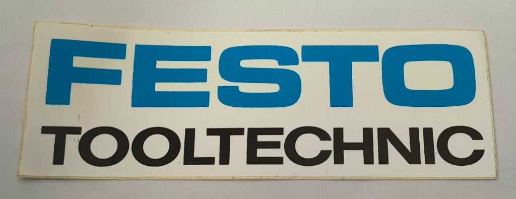 Sticker Festo Tooltechnic, Verzamelen, Ophalen of Verzenden, Zo goed als nieuw, Merk