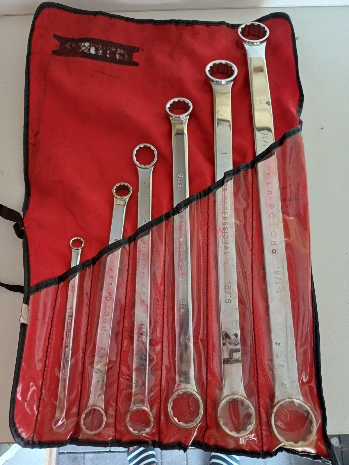 Ring sleutel set, Ophalen