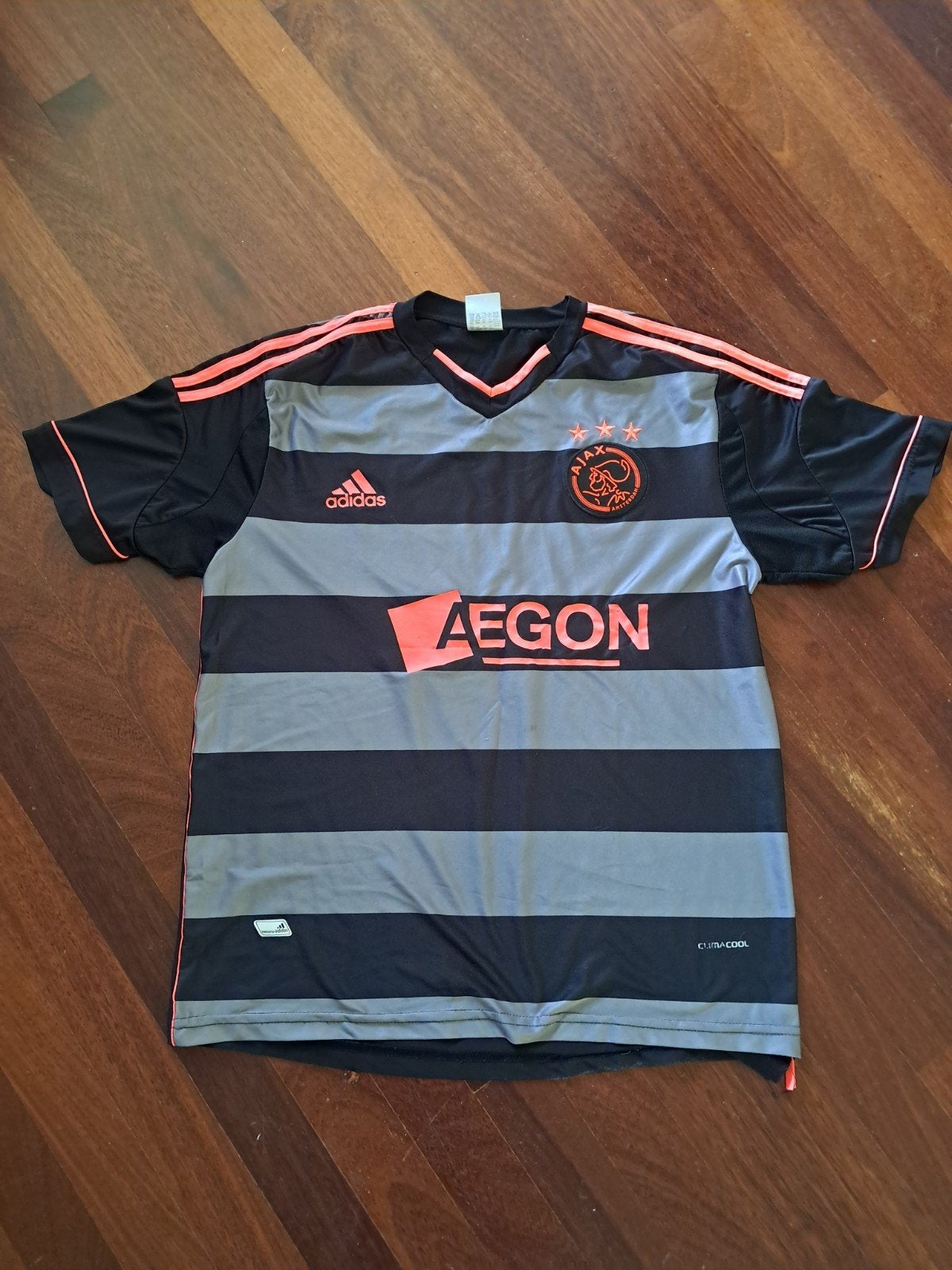 Ajax uitshirt 2010/2011 - Maat XL, Zwart, Maat 56/58 (XL), Ophalen of Verzenden, Adidas