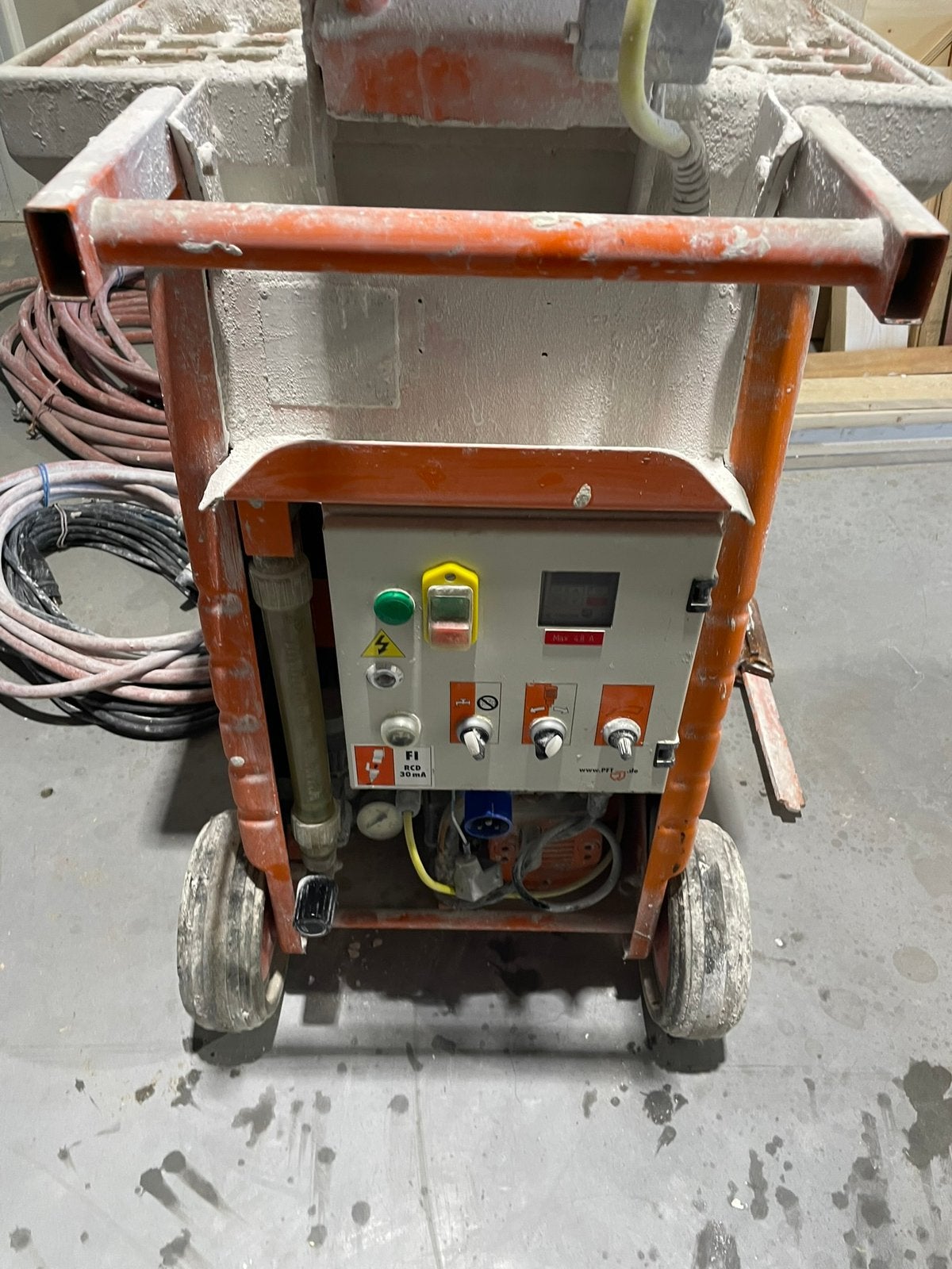 PFT Ritmo L gipsspuitmachine compleet, Doe-het-zelf en Verbouw, Gereedschap | Overige machines, Ophalen, Gebruikt