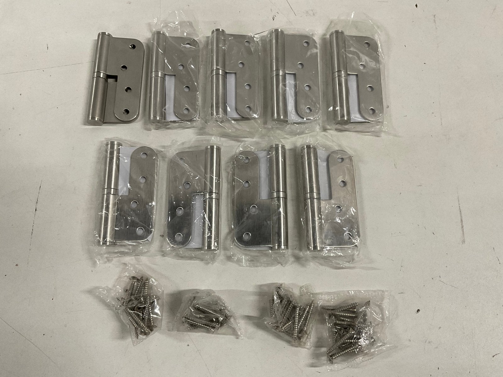 9 stuks RVS deurschanieren merk Häfele, Ophalen, Overige typen, Nieuw, H