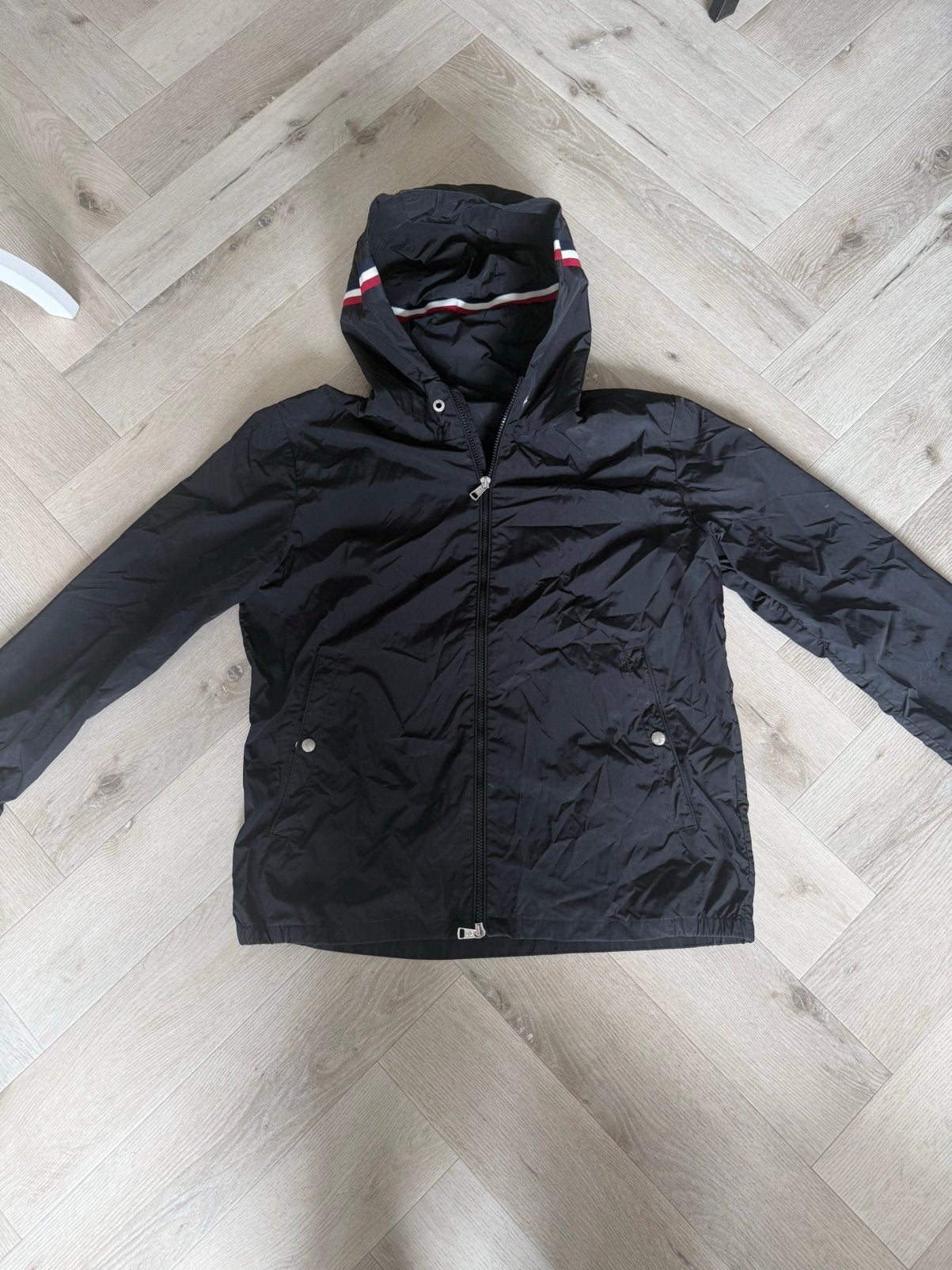 Moncler grimpeur, Ophalen of Verzenden, Zo goed als nieuw, Maat 48/50 (M), Zwart