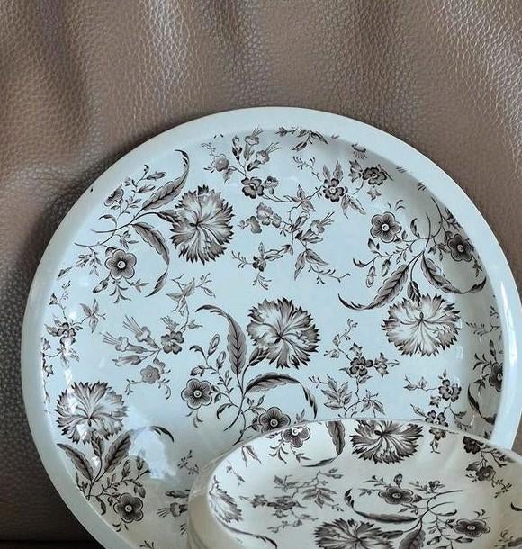 Vintage gebakset Enoch Wedgwood Tunstall Ltd., Huis en Inrichting, Keuken | Servies, Gebruikt, Ophalen of Verzenden, Bord(en)