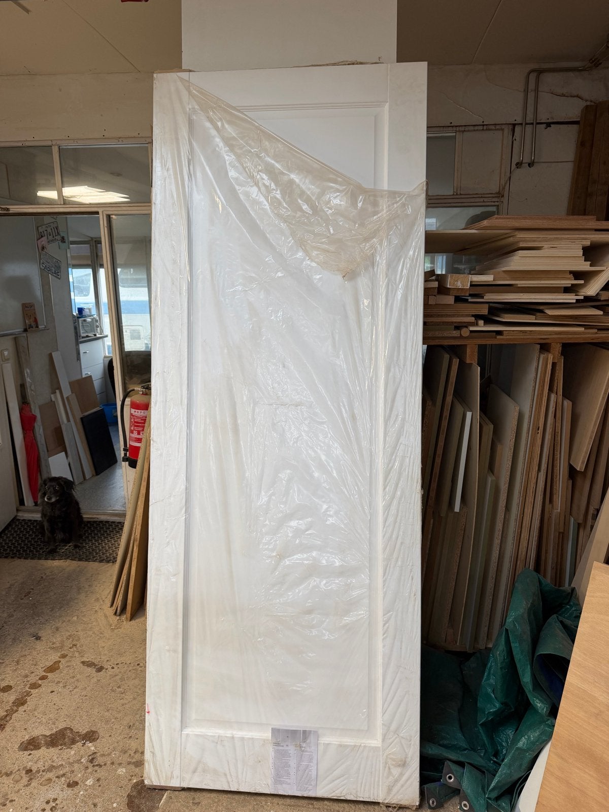 Nieuwe Skantrae binnendeur 2310x880mm met bossing, Doe-het-zelf en Verbouw, Deuren en Horren, Ophalen, 80 tot 100 cm, 215 cm of meer