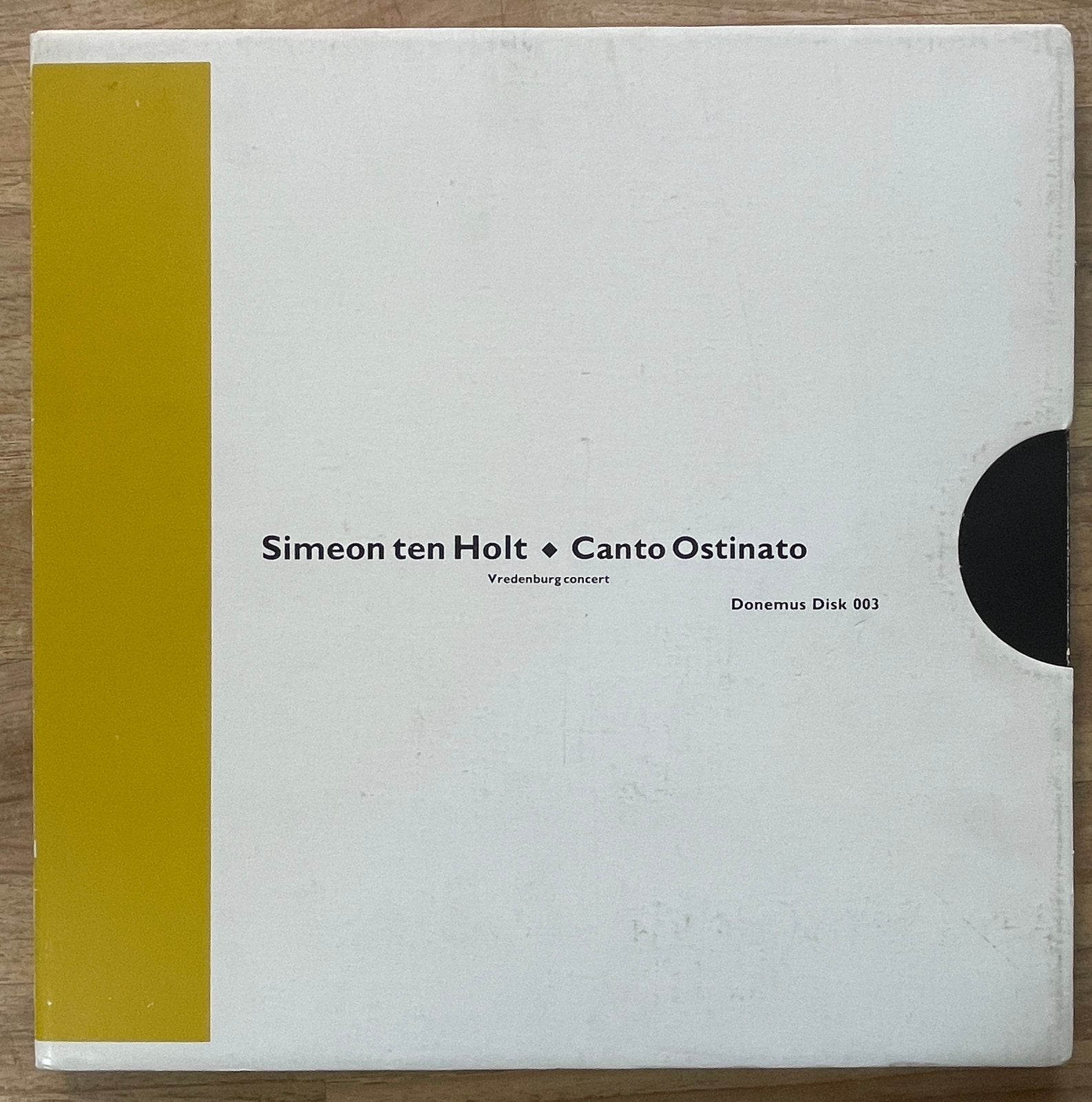 Simeon Ten Holt - Canto Ostinato Gesigneerd, Boxset, Overige formaten, Modernisme tot heden, Inclusief boekje