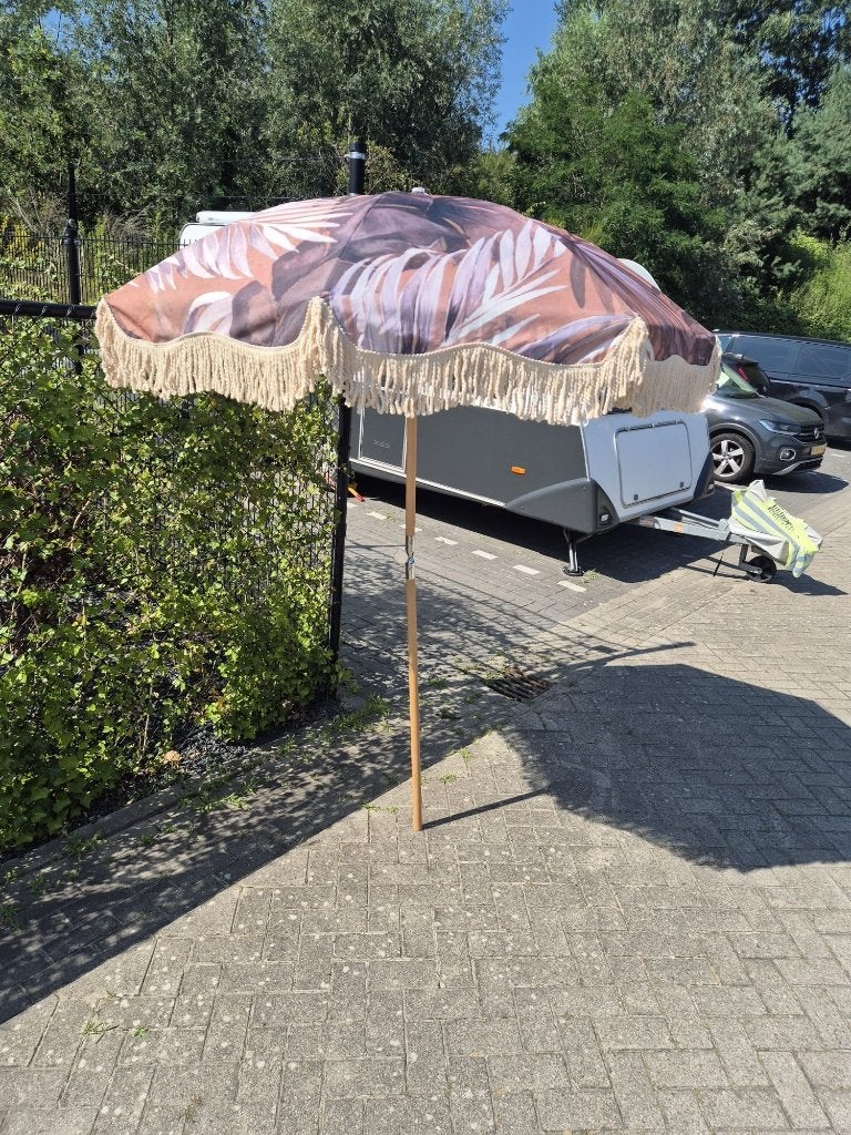 Parasol, Tuin en Terras, Ophalen, Kantelbaar, Zo goed als nieuw, 1 tot 2 meter
