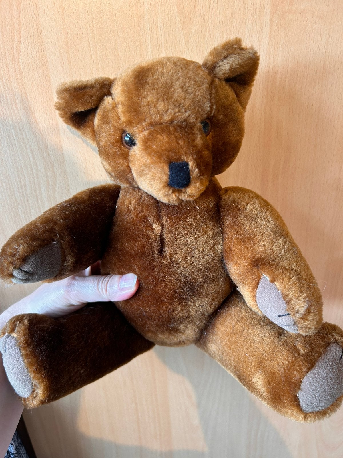 Oude teddybeer, Verzamelen, Ophalen of Verzenden, Zo goed als nieuw, Stoffen beer, Overige merken