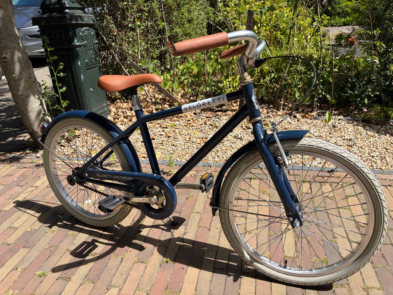 Veloretti kinderfiets, donkerblauw 20 inch, Ophalen, Gebruikt, Minder dan 16 inch