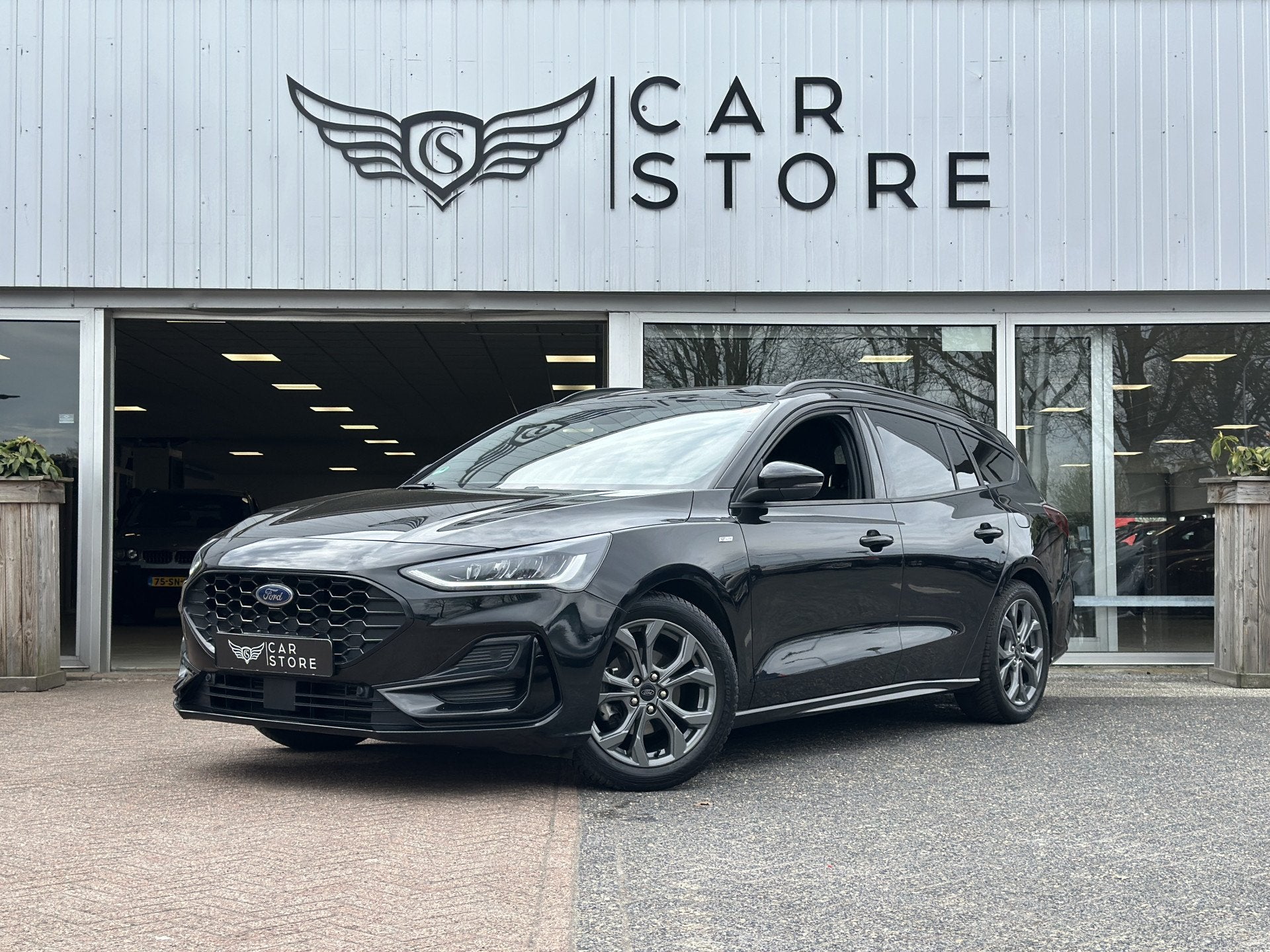 Ford FOCUS Wagon 1.0 EcoBoost Hybrid ST Line Style |SUUR+ST, Auto's, 125 pk, Gebruikt, Euro 6, Zwart
