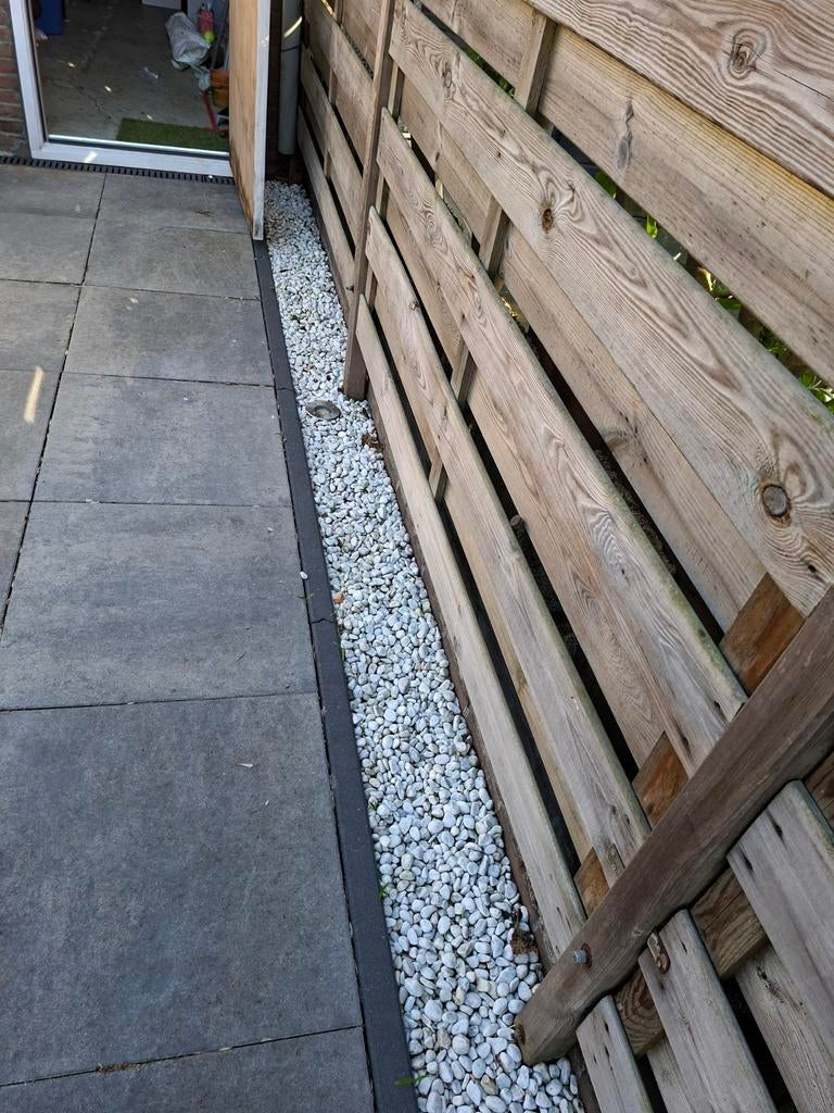 Witte kiezelstenen voor tuin of decoratie, Tuin en Terras, Grind, Keien en Split, Ophalen, Gebruikt, Wit, Grind