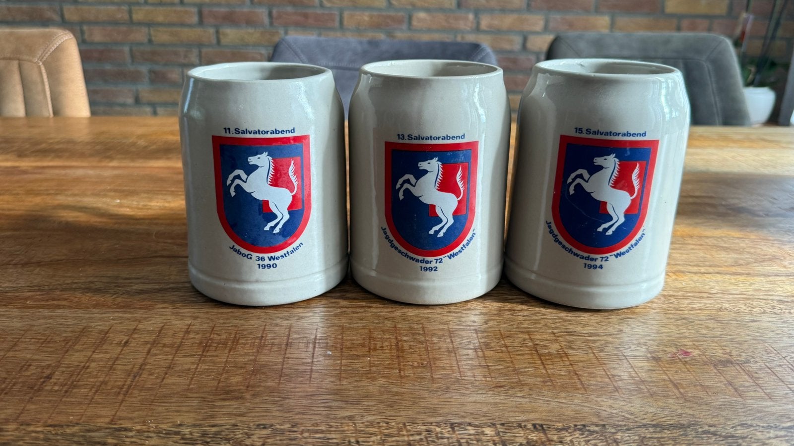 3x Salvatorabend JaboG 36 / JG 72 Westfalen 1990 1992 1994, Verzamelen, Ophalen of Verzenden, Luchtmacht, Duitsland, Overige typen