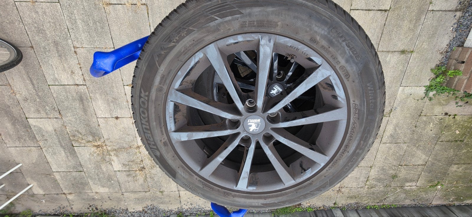 Winterbanden met zwarte velgen voor Renault Kadjar, Auto diversen, Ophalen of Verzenden