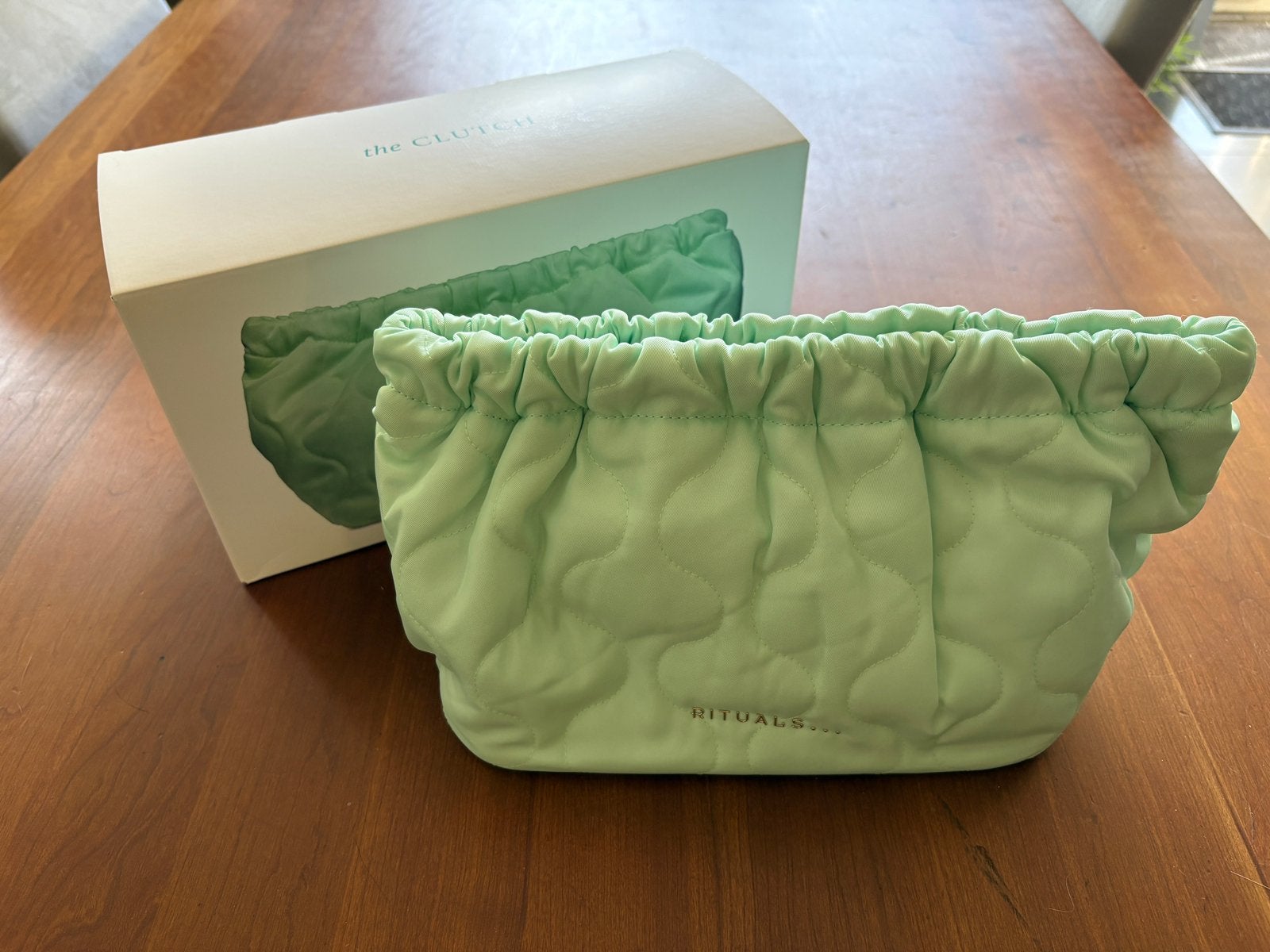Rituals of Karma clutch (leeg), Ophalen, Nieuw, Groen, Dame