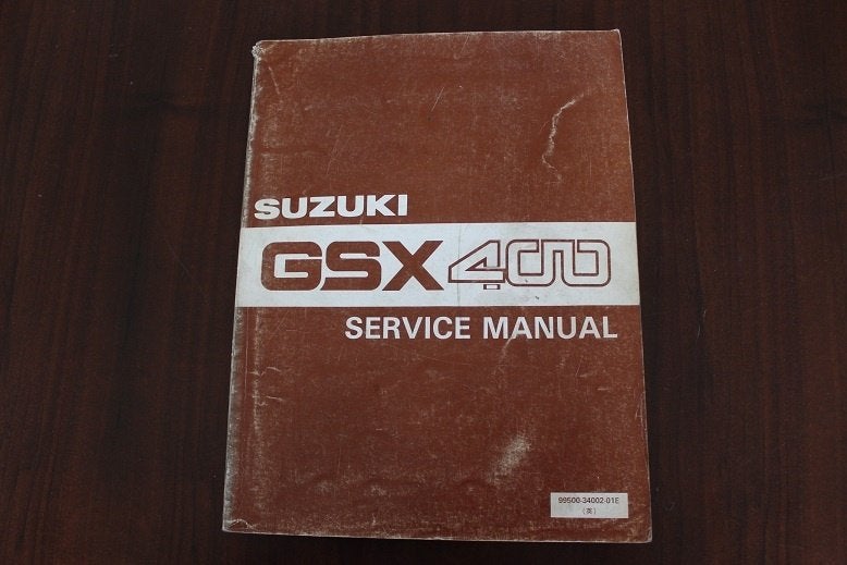 Suzuki GSX400 1981-1984 motorcycle service manual, Motoren, Ophalen of Verzenden, Suzuki