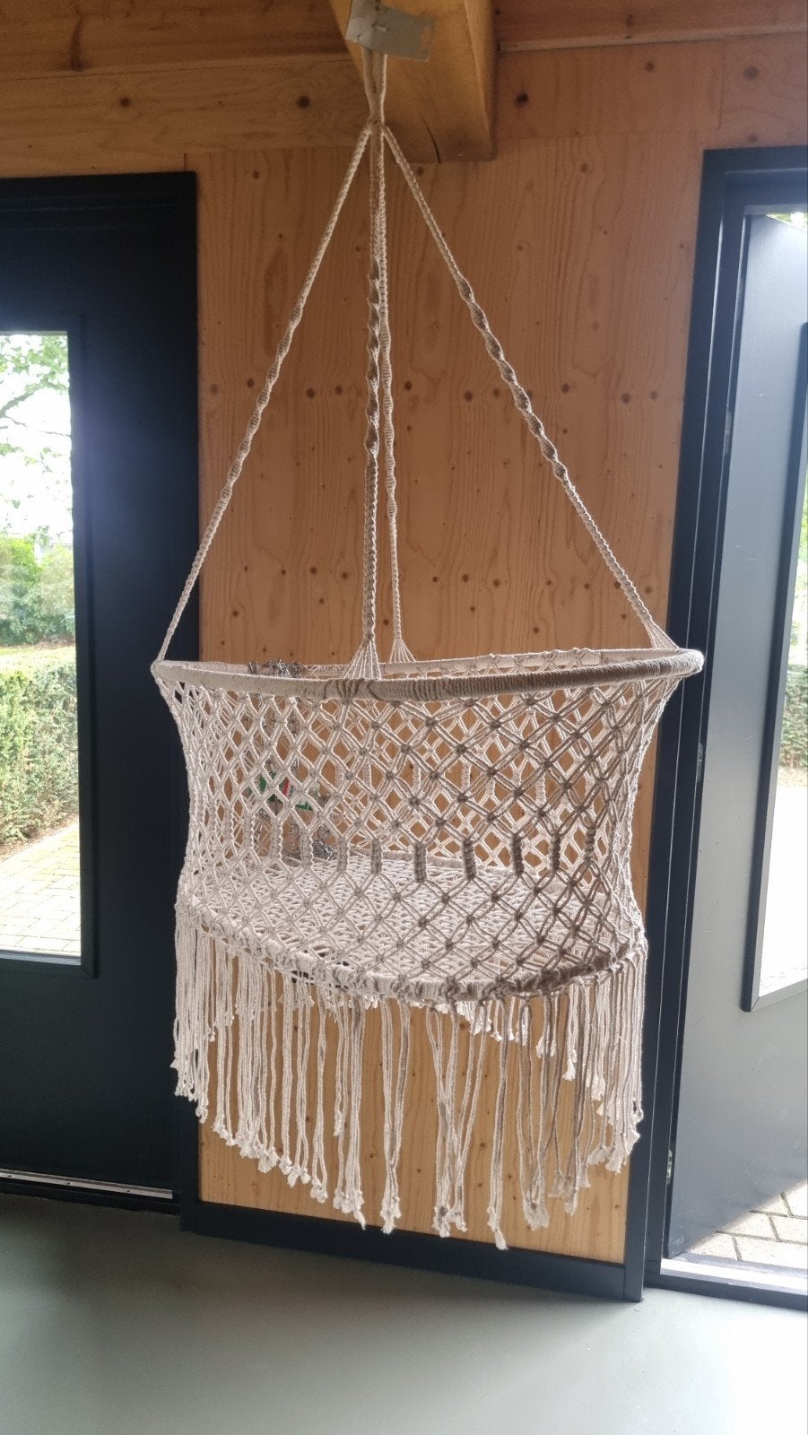 Macramé hangwieg / babywieg van Lavandoux, Ophalen of Verzenden, Wieg