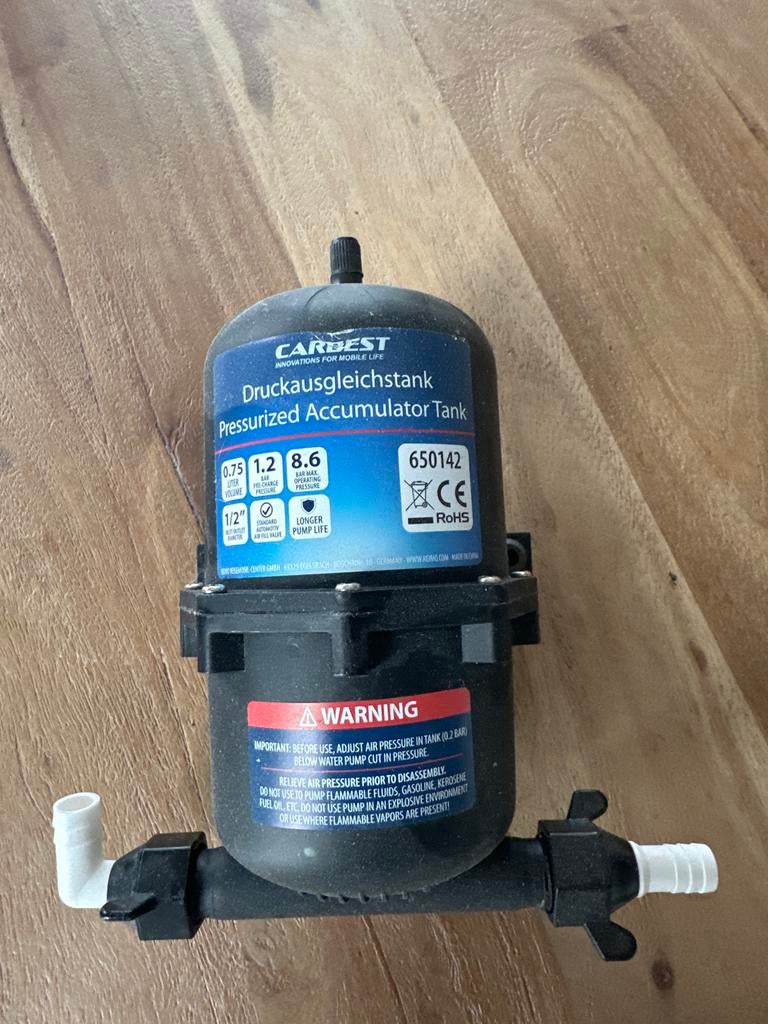 CARGEST Drukcompensatietank voor watersystemen, Ophalen of Verzenden, Gebruikt